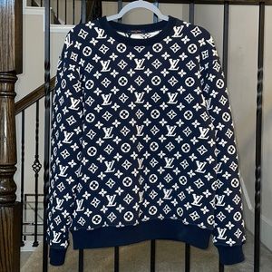 Louis Vuitton 2021 Monogram Jacquard Sweatshirt